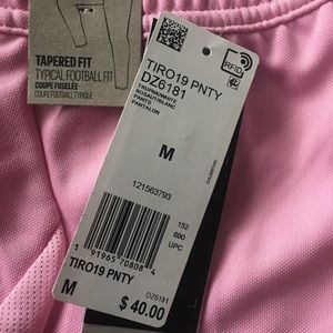 NWT Adidas Tiro 19 track pants Girls M 10/12 Pink